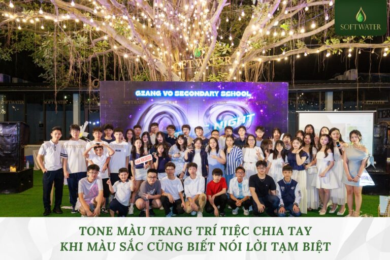 Tone Màu Trang Trí Tiệc Chia Tay - Khi Màu Sắc Cũng Biết Nói Lời Tạm Biệt