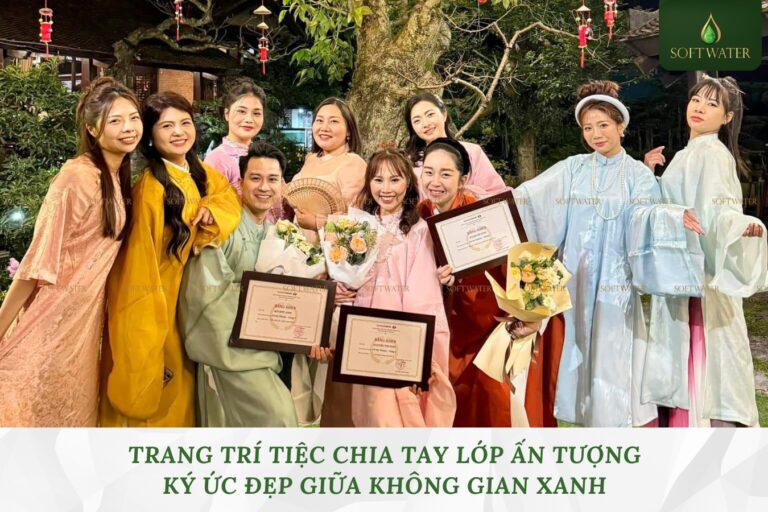 Trang Trí Tiệc Chia Tay Lớp Ấn Tượng – Ký Ức Đẹp Giữa Không Gian Xanh