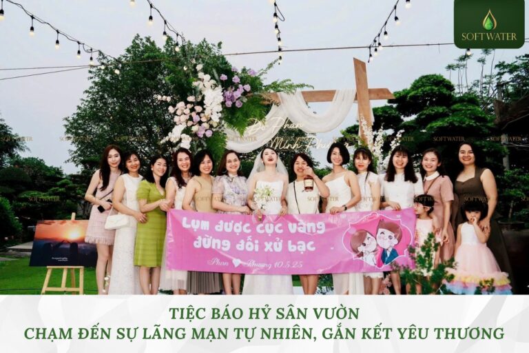 Tiệc Báo Hỷ Sân Vườn – Chạm Đến Sự Lãng Mạn Tự Nhiên, Gắn Kết Yêu Thương