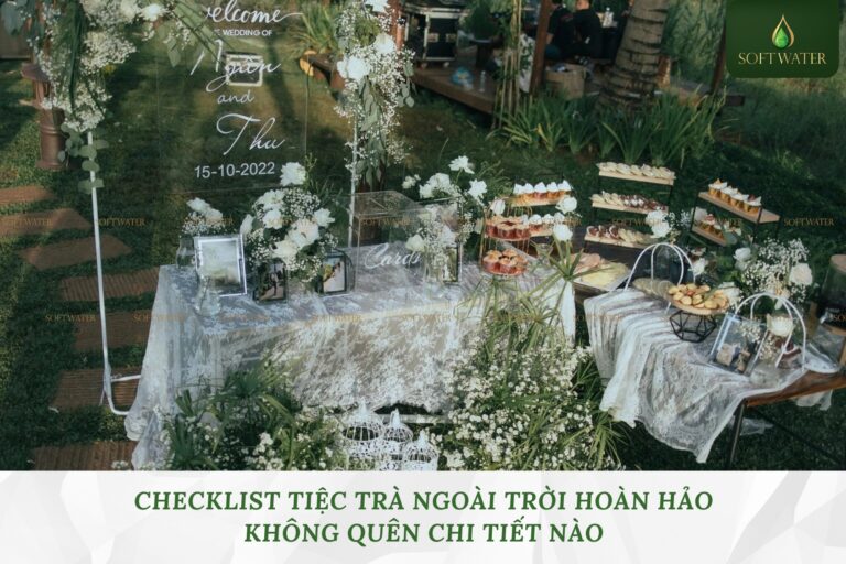 Checklist Tiệc Trà Ngoài Trời Hoàn Hảo – Không Quên Chi Tiết Nào