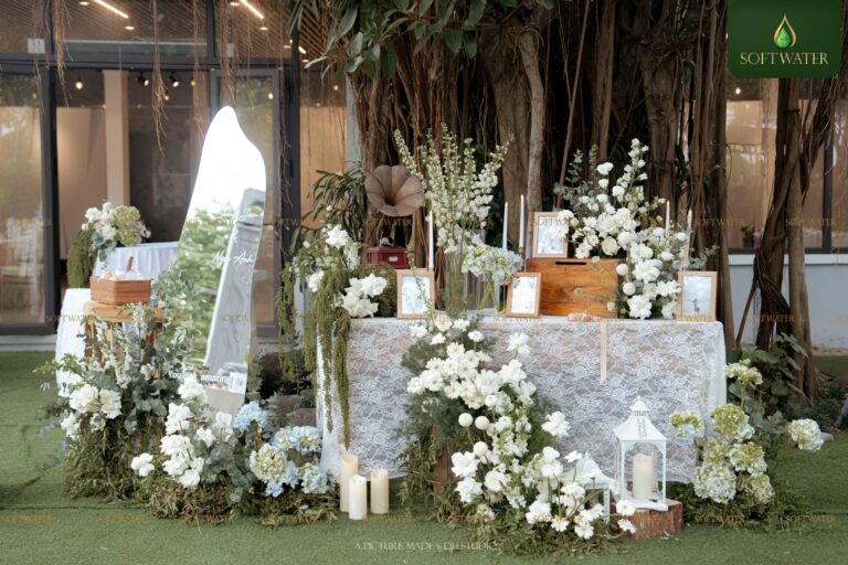 Concept Tiệc Cưới Nhẹ Nhàng Cho Cặp Đôi Yêu Sự Lãng Mạn Và Tinh Tế Tại Nhà Hàng Sân Vườn